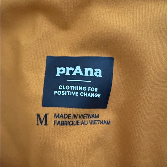 Prana NWT Chakara Mid Rise Mustard Yellow Leggings Size Medium - Picture 9 of 13
